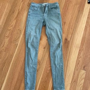 Olive green high rise pacsun denim